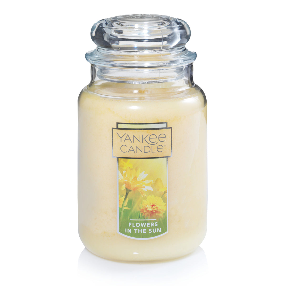 YANKEE CANDLE NEW; LARGE; CLEAN COTTON SCENTED JAR CANDLE; 22 OZ. 110-150  Hrs.